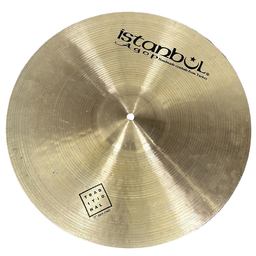 Used Istanbul Agop Dark Crash Cymbal 17" - Good - Drum Center Of Portsmouth