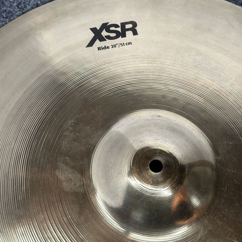 Used Sabian XSR Ride Cymbal 20" Brilliant - Good - Drum Center Of Portsmouth