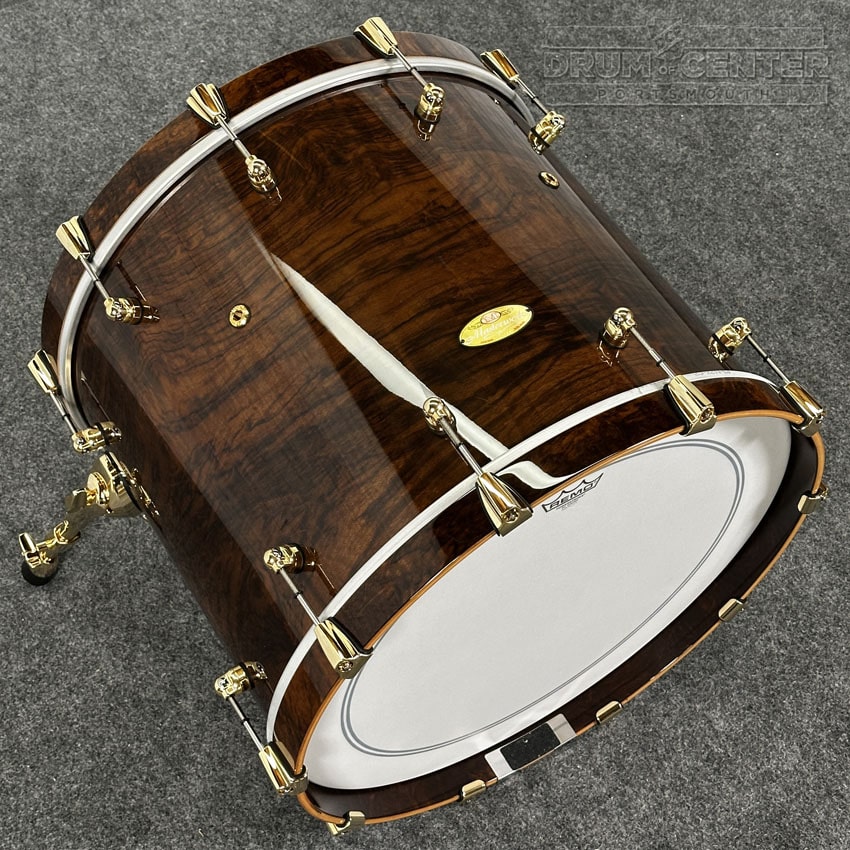 Pearl Masterworks Artisan 6pc Drum Set Natural Gloss Imbuia w/Gold Hw - Drum Center Of Portsmouth