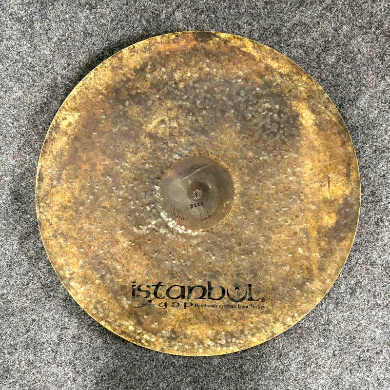 Used Istanbul Agop Turk Jazz Ride Cymbal 22" 2229 grams - Very Good - Drum Center Of Portsmouth