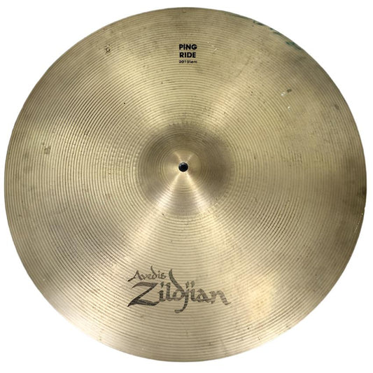 Used Zildjian A Ping Ride Cymbal 20" - Fair - Drum Center Of Portsmouth