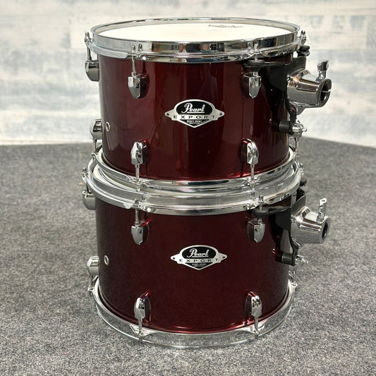 Used Pearl Export 9pc Drum Set Wine Red - Very Good - Drum Center Of Portsmouth
