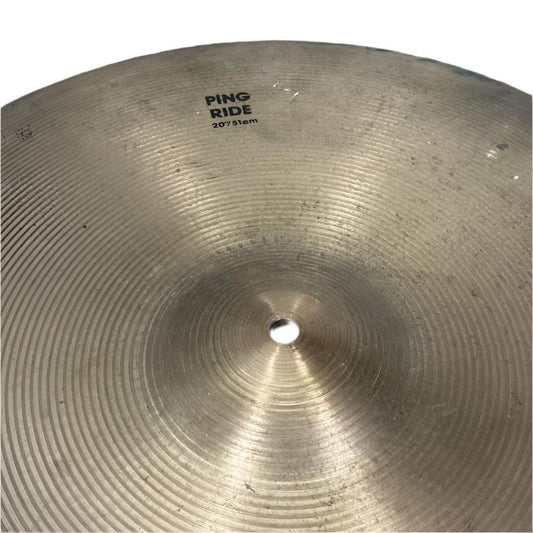 Used Zildjian A Ping Ride Cymbal 20" - Fair - Drum Center Of Portsmouth