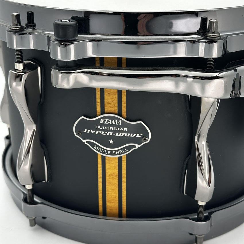 Used Tama Superstar Hyperdrive Duo Tom 10x7 Satin Black - Very Good - Drum Center Of Portsmouth