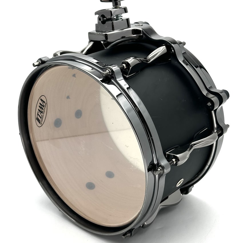 Used Tama Superstar Hyperdrive Duo Tom 10x7 Satin Black - Very Good - Drum Center Of Portsmouth