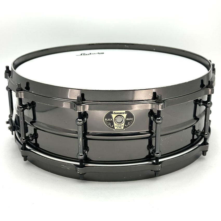 Used Ludwig Black Magic Snare Drum 14x5.5 - Good - Drum Center Of Portsmouth