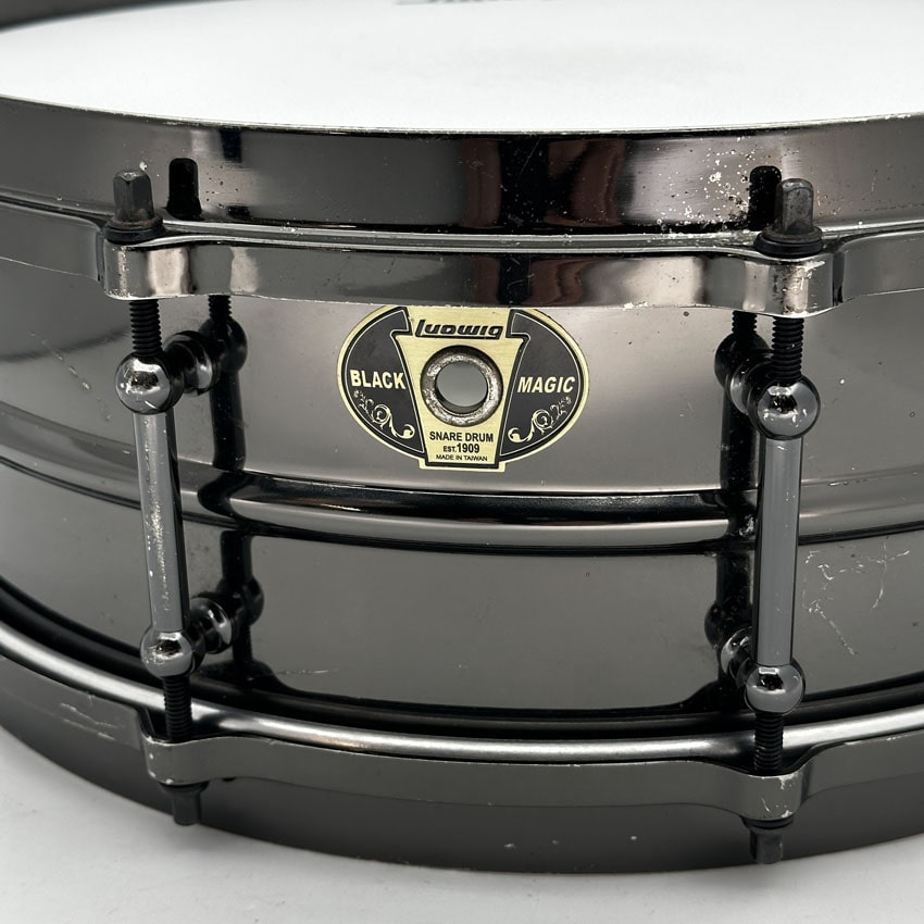 Used Ludwig Black Magic Snare Drum 14x5.5 - Good - Drum Center Of Portsmouth