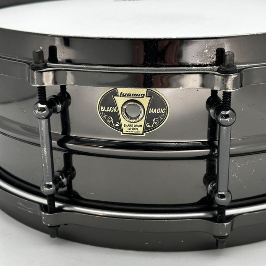 Used Ludwig Black Magic Snare Drum 14x5.5 - Good - Drum Center Of Portsmouth