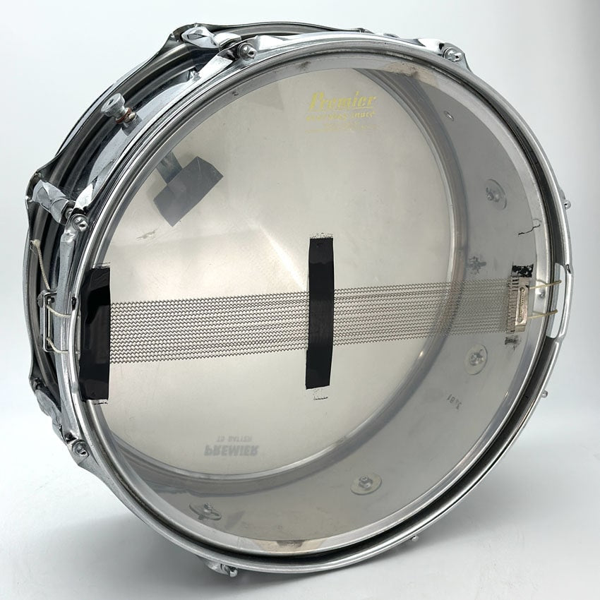 Used Premier Chrome Over Steel Snare Drum 14x5.5 - Fair - Drum Center Of Portsmouth