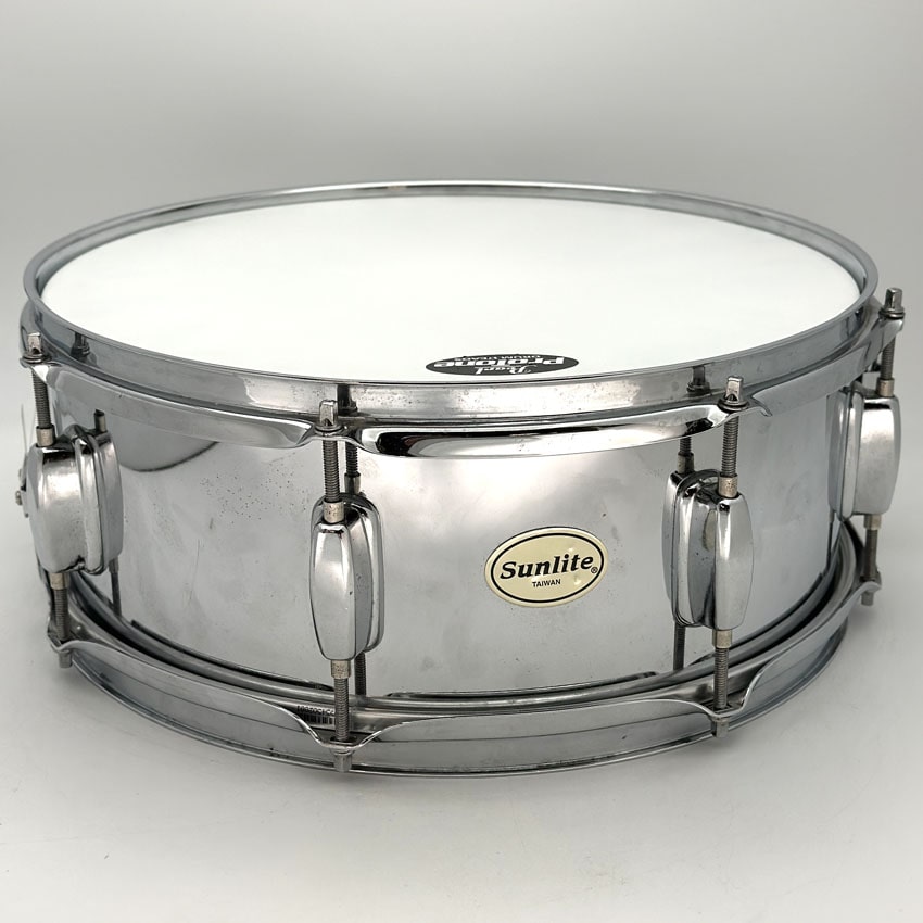 Used Sunlite Steel Snare Drum 14x5.5 - Good - Drum Center Of Portsmouth