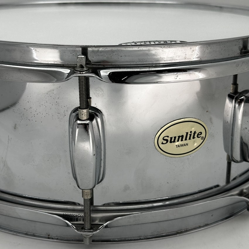 Used Sunlite Steel Snare Drum 14x5.5 - Good - Drum Center Of Portsmouth