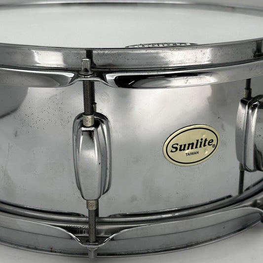 Used Sunlite Steel Snare Drum 14x5.5 - Good - Drum Center Of Portsmouth