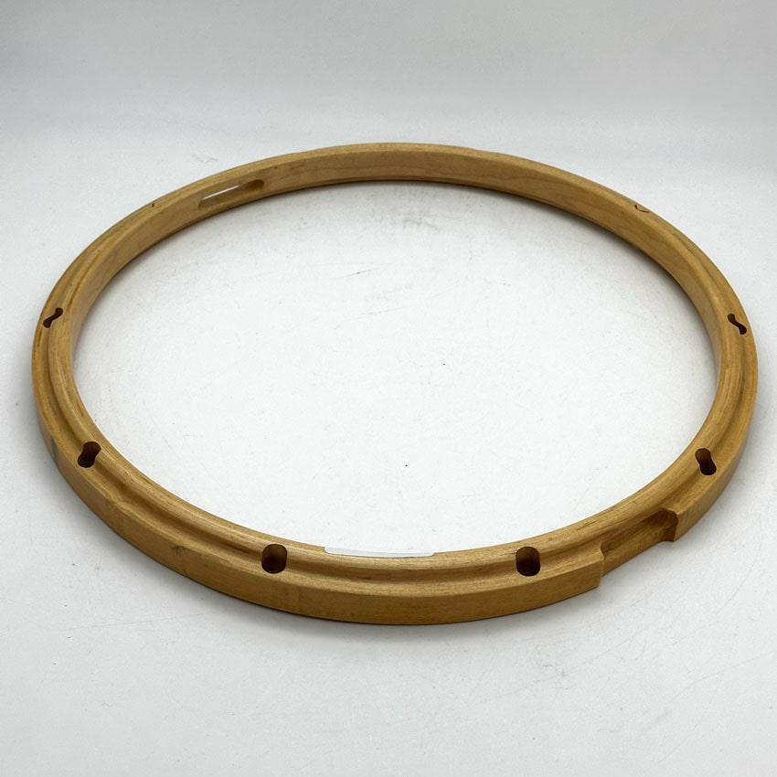 Used Gibraltar Wood Hoop 14" 10-Lug Snare Side Hoop - Very Good - Drum Center Of Portsmouth