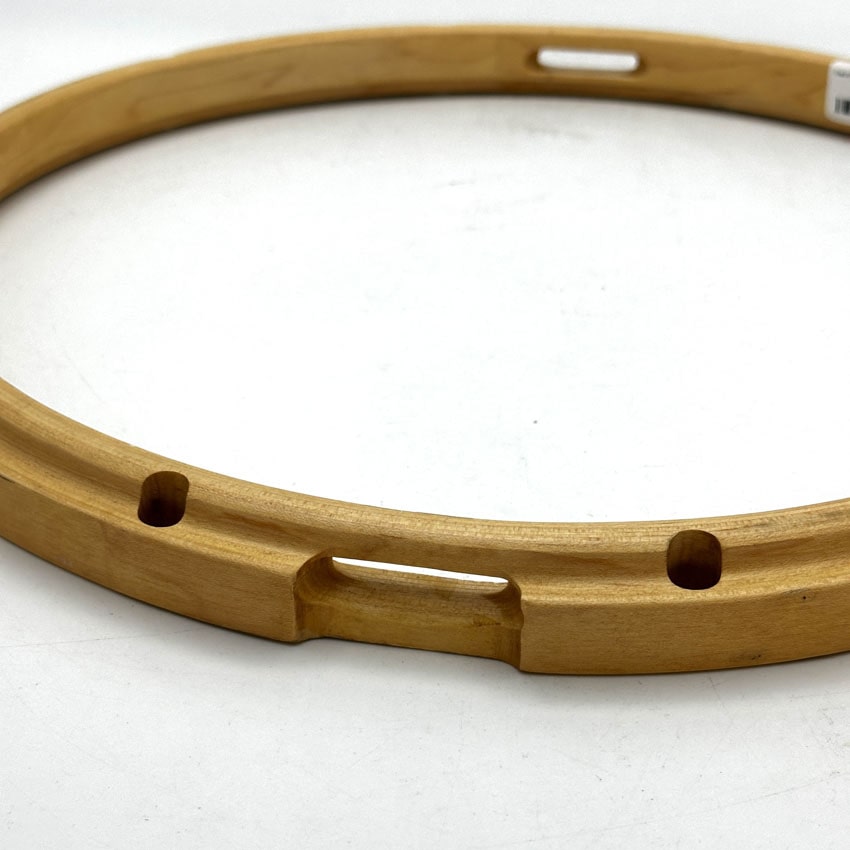 Used Gibraltar Wood Hoop 14" 10-Lug Snare Side Hoop - Very Good - Drum Center Of Portsmouth