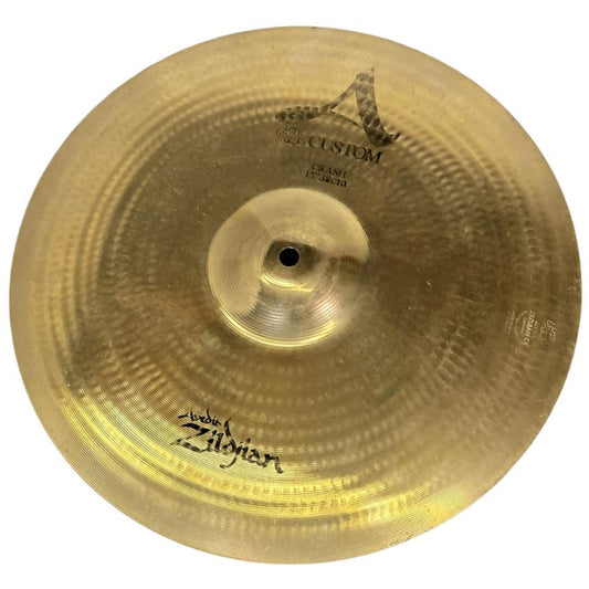 Used Zildjian A Custom Crash Cymbal 15" - Good - Drum Center Of Portsmouth