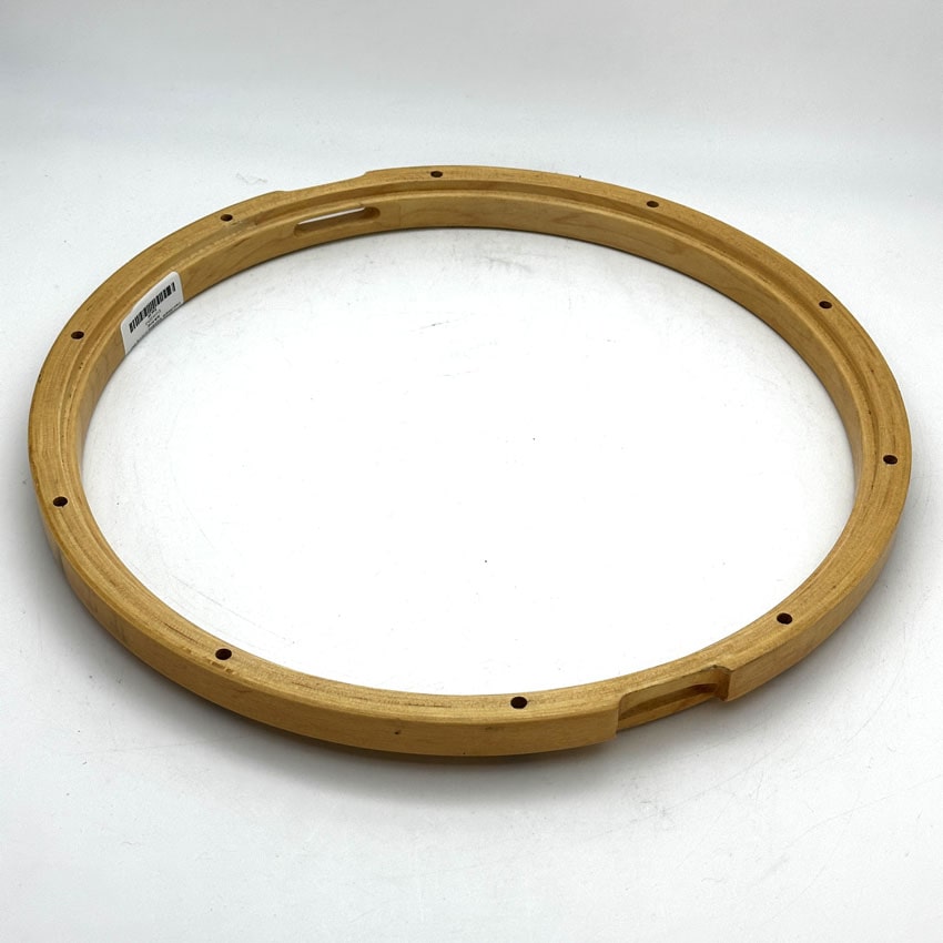 Used Gibraltar Wood Hoop 14" 10-Lug Snare Side Hoop - Very Good - Drum Center Of Portsmouth
