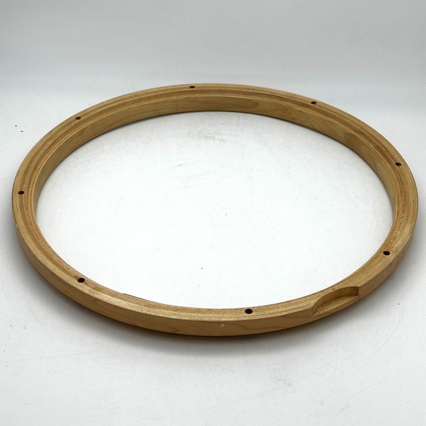 Used Gibraltar Wood Hoop 14" 8-Lug Batter Side Hoop - Very Good - Drum Center Of Portsmouth