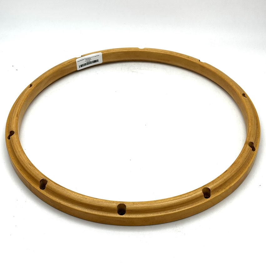 Used Gibraltar Wood Hoop 14" 10-Lug Batter Side Hoop - Very Good - Drum Center Of Portsmouth