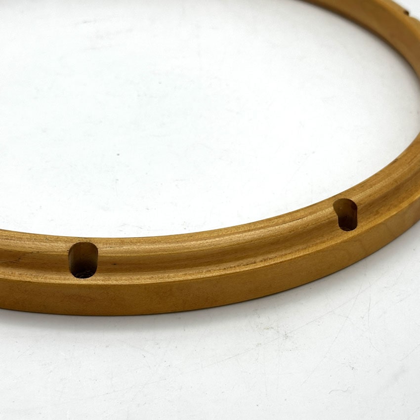 Used Gibraltar Wood Hoop 14" 10-Lug Batter Side Hoop - Very Good - Drum Center Of Portsmouth