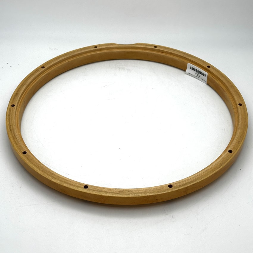 Used Gibraltar Wood Hoop 14" 10-Lug Batter Side Hoop - Very Good - Drum Center Of Portsmouth