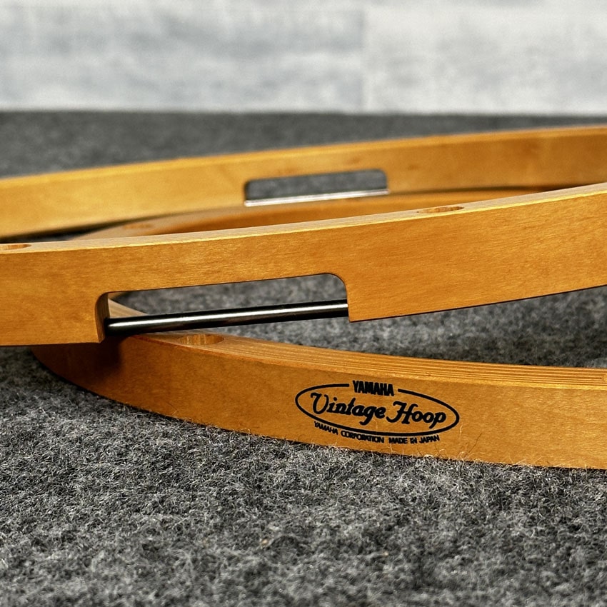 Used Yamaha Vintage Wood Hoop Pair 14" For Snare Drum - Very Good - Drum Center Of Portsmouth