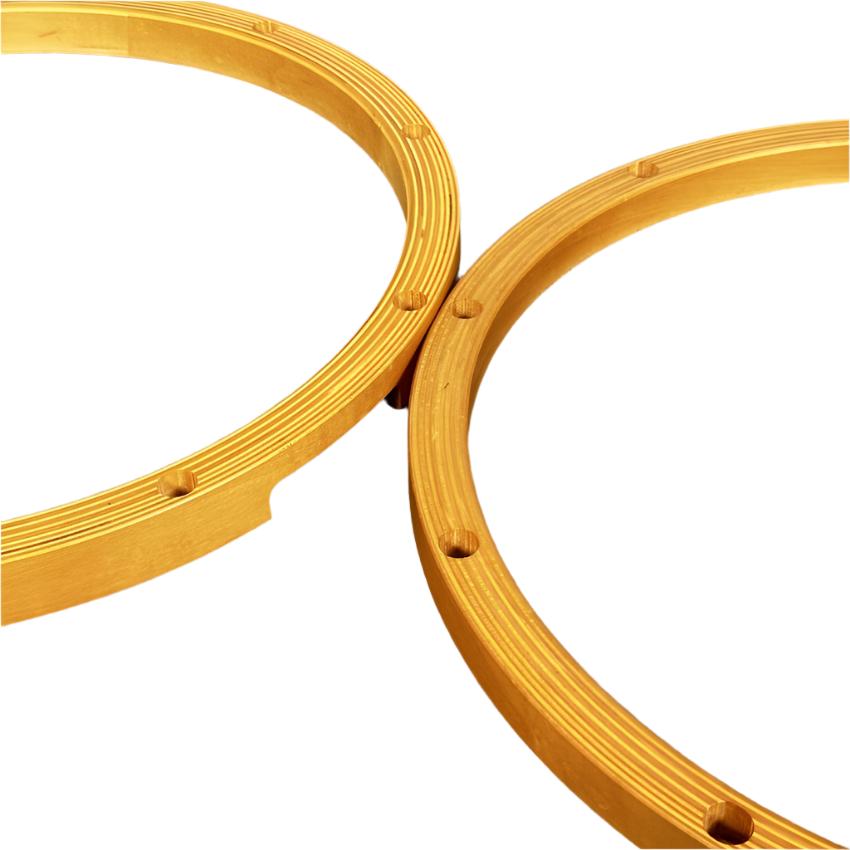 Used Yamaha Vintage Wood Hoop Pair 14" For Snare Drum - Very Good - Drum Center Of Portsmouth