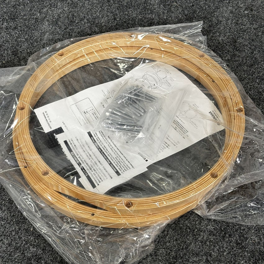 Used Yamaha Vintage Wood Hoop Pair 14" For Rack Tom - Very Good - Drum Center Of Portsmouth