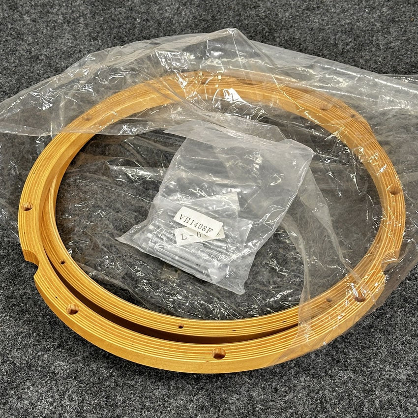 Used Yamaha Vintage Wood Hoop Pair 14" For Floor Tom - Very Good - Drum Center Of Portsmouth