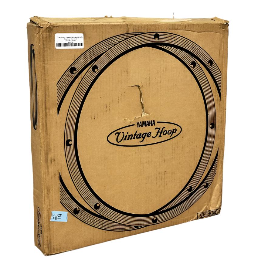Used Yamaha Vintage Wood Hoop Pair 14" For Floor Tom - Very Good - Drum Center Of Portsmouth
