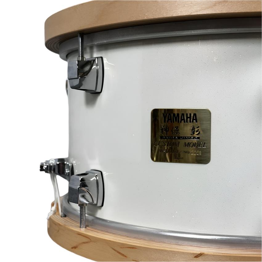 Used Yamaha Akira Jimbo Signature Snare Drum 13x7 w/Wood Hoops - Very Good - Drum Center Of Portsmouth