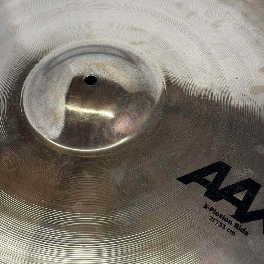 Used Sabian AAX X-Plosion Ride Cymbal 21" - Very Good - Drum Center Of Portsmouth