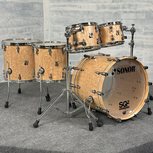 Sonor SQ2 Beech 5pc Drum Set Scandinavian Birch Semi Gloss - Drum Center Of Portsmouth