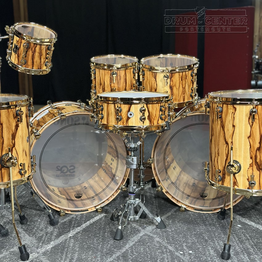 Sonor SQ2 Beech 10pc Drum Set African Marble Gloss - Drum Center Of Portsmouth