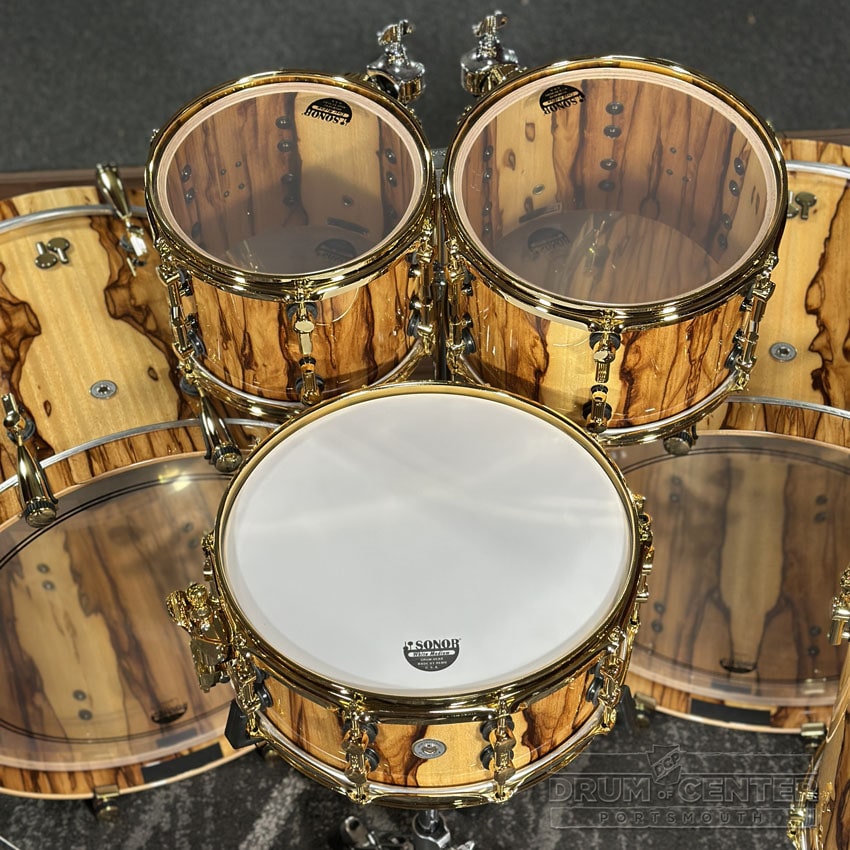 Sonor SQ2 Beech 10pc Drum Set African Marble Gloss - Drum Center Of Portsmouth