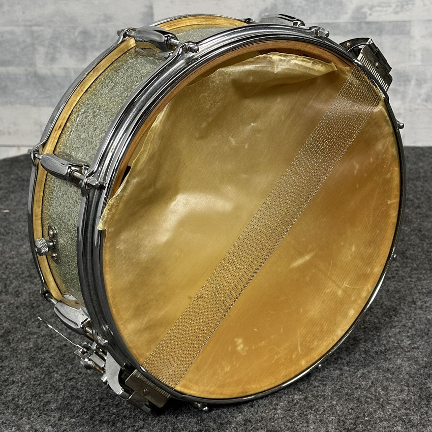 Used Slingerland Radio King Snare Drum 14x5 WMP w/Case & Stand - Drum Center Of Portsmouth