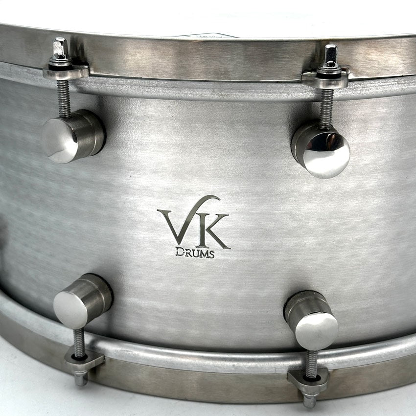 Used VK Drums Aluminum Snare Drum 14x6.5 - Excellent - Drum Center Of Portsmouth