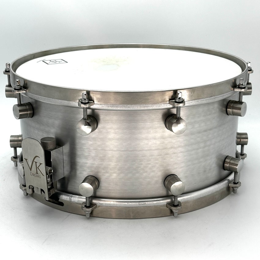 Used VK Drums Aluminum Snare Drum 14x6.5 - Excellent - Drum Center Of Portsmouth