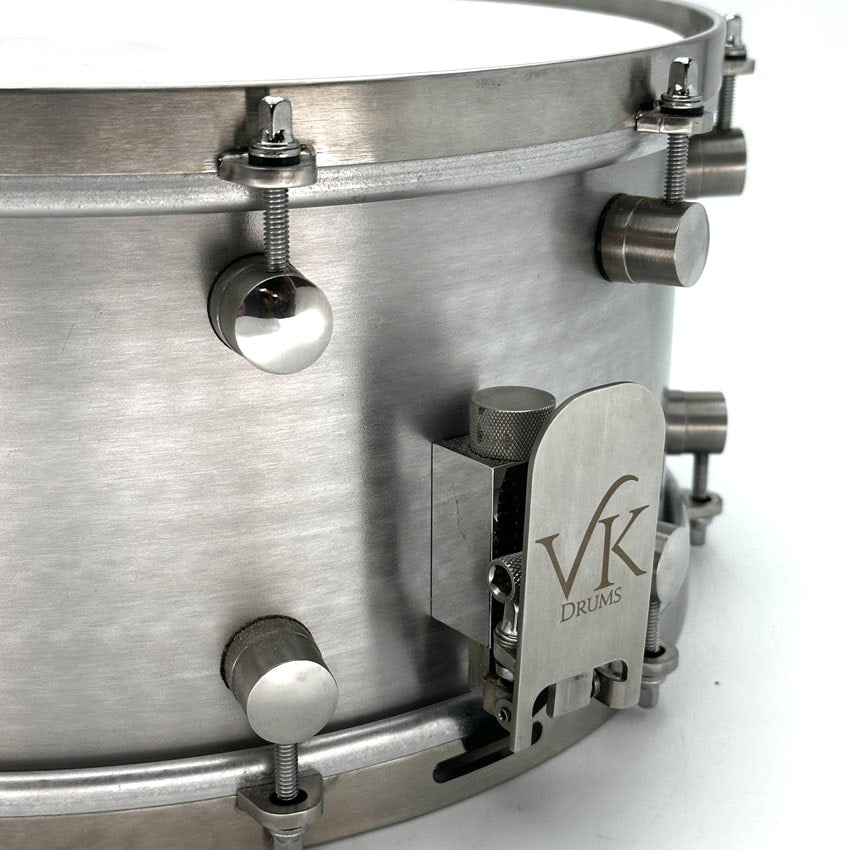 Used VK Drums Aluminum Snare Drum 14x6.5 - Excellent - Drum Center Of Portsmouth