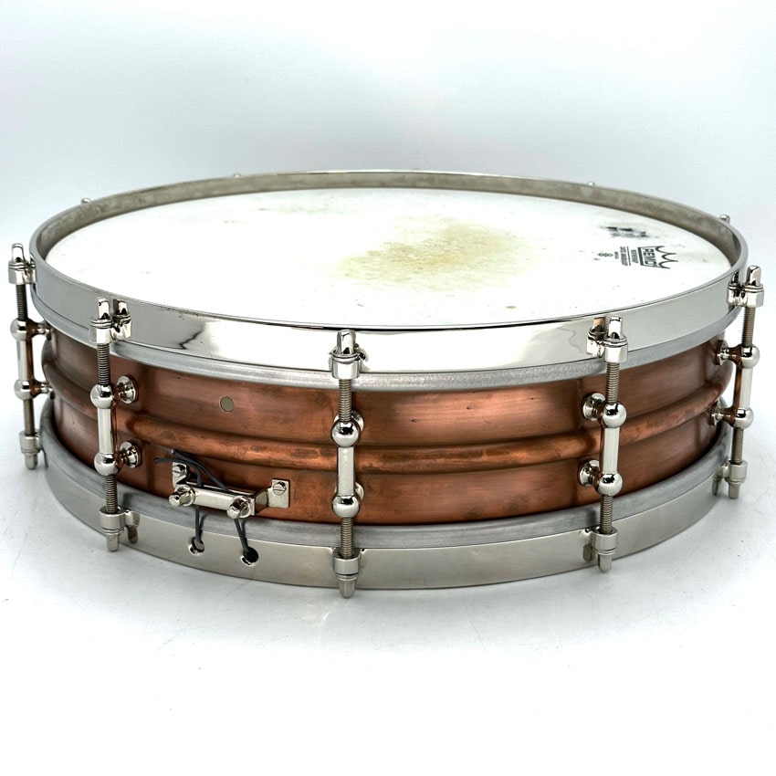 Used AK Drums Copper Standard Snare Drum 14x4 - Very Good - Drum Center Of Portsmouth