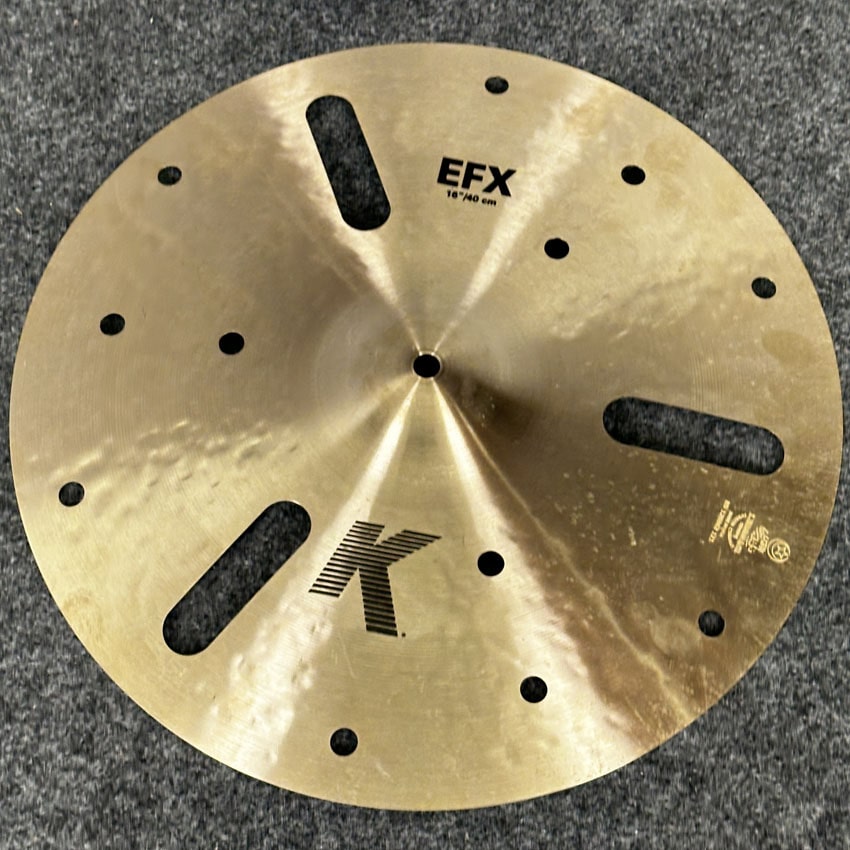 Used Zildjian K EFX Crash Cymbal 16" - Excellent - Drum Center Of Portsmouth