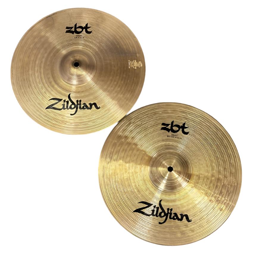 Used Zildjian ZBT Hi Hat Cymbals 14" - Very Good - Drum Center Of Portsmouth