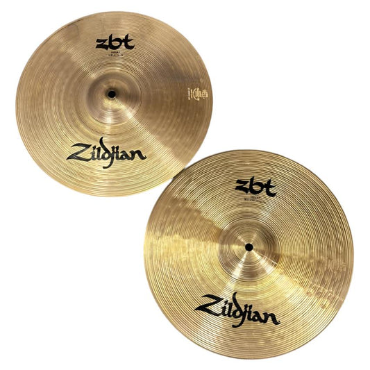 Used Zildjian ZBT Hi Hat Cymbals 14" - Very Good - Drum Center Of Portsmouth