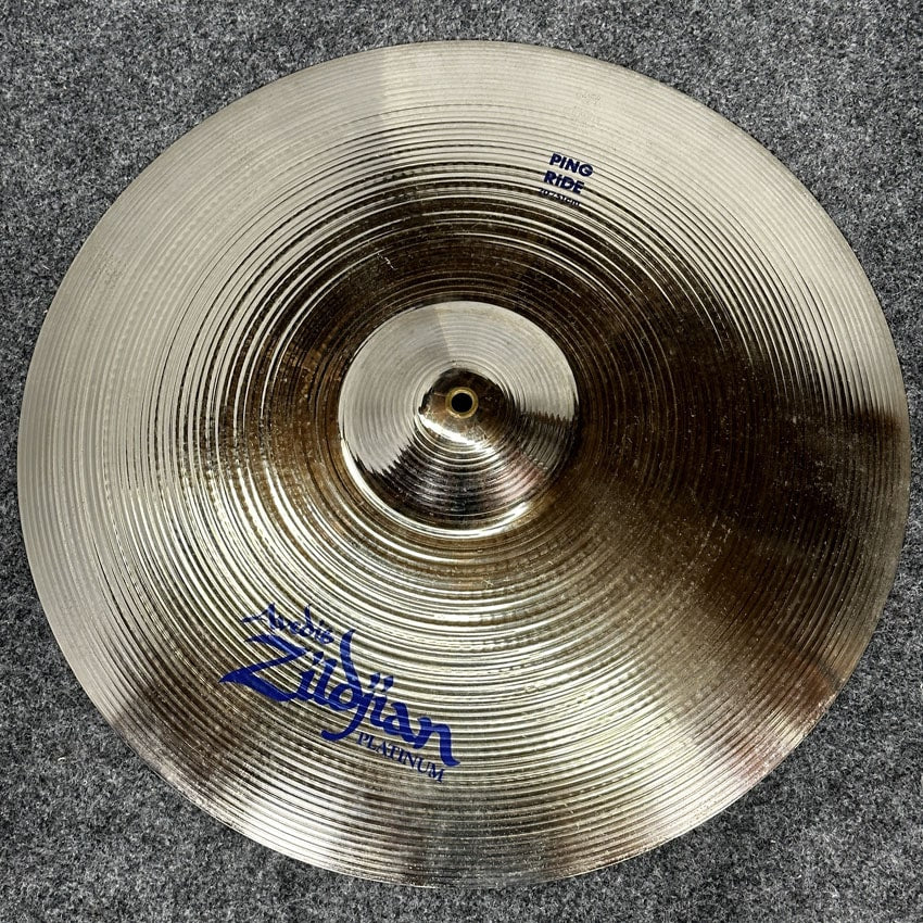 Used Zildjian Platinum A Ping Ride Cymbal 20" - Very Good - Drum Center Of Portsmouth