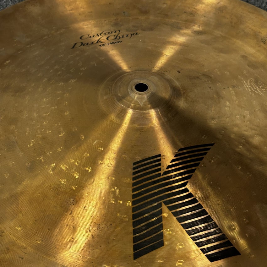 Used Zildjian K Custom Dark China Cymbal 19" - Excellent - Drum Center Of Portsmouth