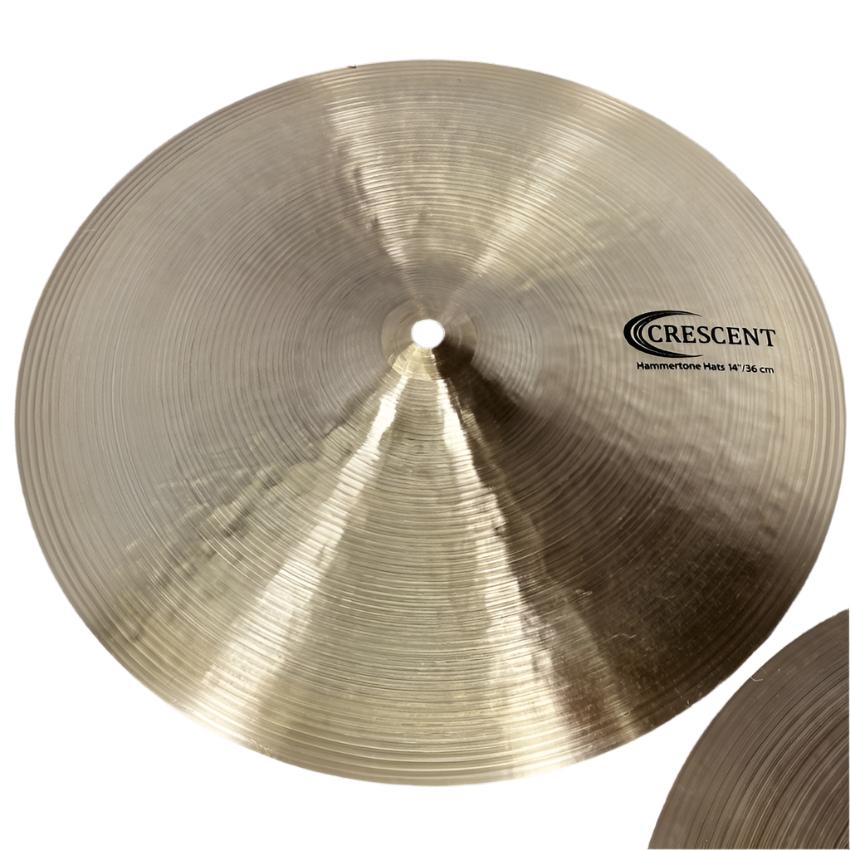 Used Sabian Crescent Hammertone Hi Hat Cymbals 14" - Excellent - Drum Center Of Portsmouth