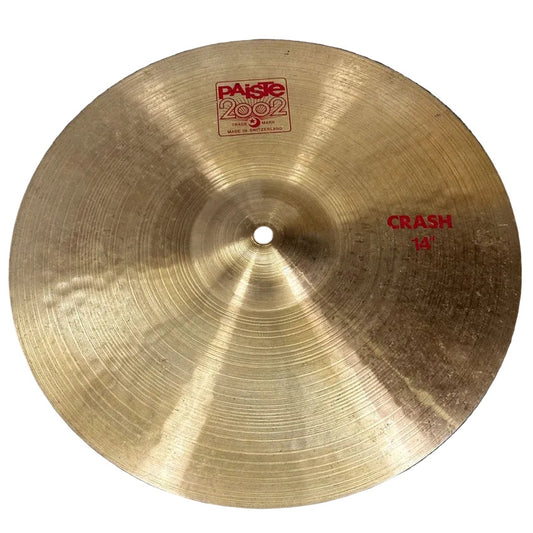 Used Paiste 2002 Crash Cymbal 14" - Good - Drum Center Of Portsmouth