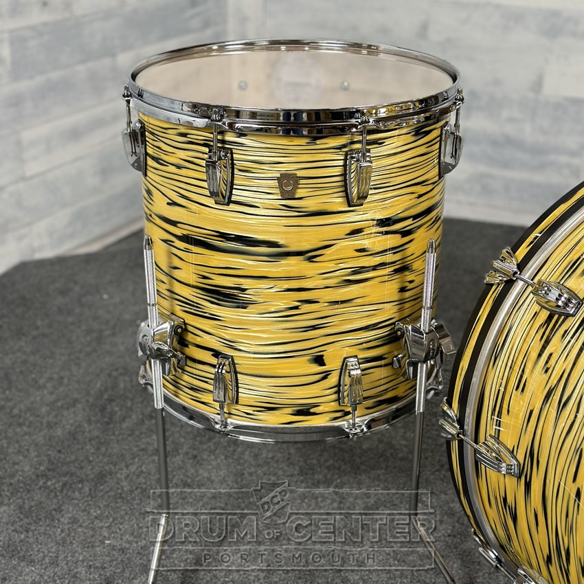 Ludwig Classic Maple 3pc Pro Beat Drum Set Lemon Oyster - Drum Center Of Portsmouth