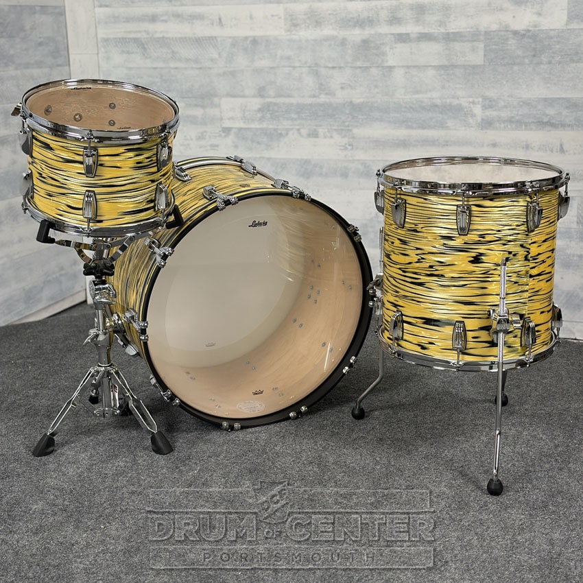 Ludwig Classic Maple 3pc Pro Beat Drum Set Lemon Oyster - Drum Center Of Portsmouth