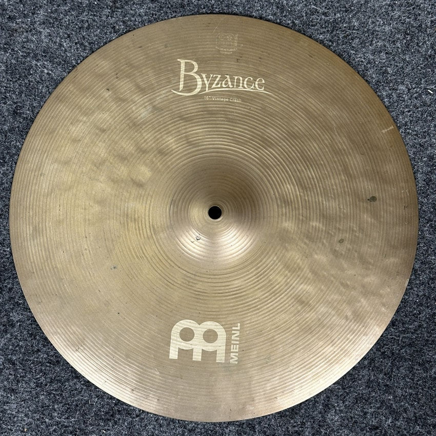 Used Meinl Byzance Vintage Crash Cymbal 16" - Very Good - Drum Center Of Portsmouth
