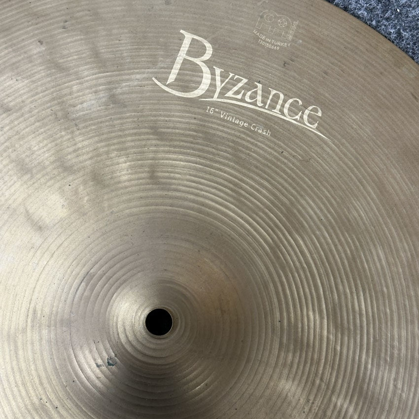 Used Meinl Byzance Vintage Crash Cymbal 16" - Very Good - Drum Center Of Portsmouth